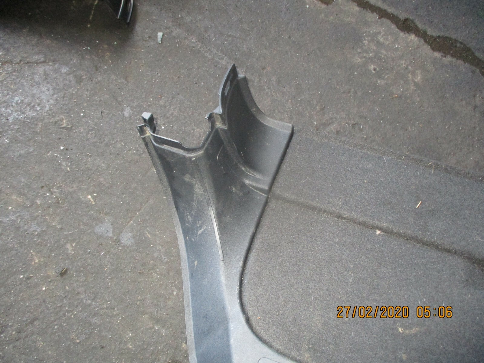AUDI A1 8X SPORT 2018 OSR DRIVER SIDE REAR BOOT TRIM PLASTIC COVER 8X3867762