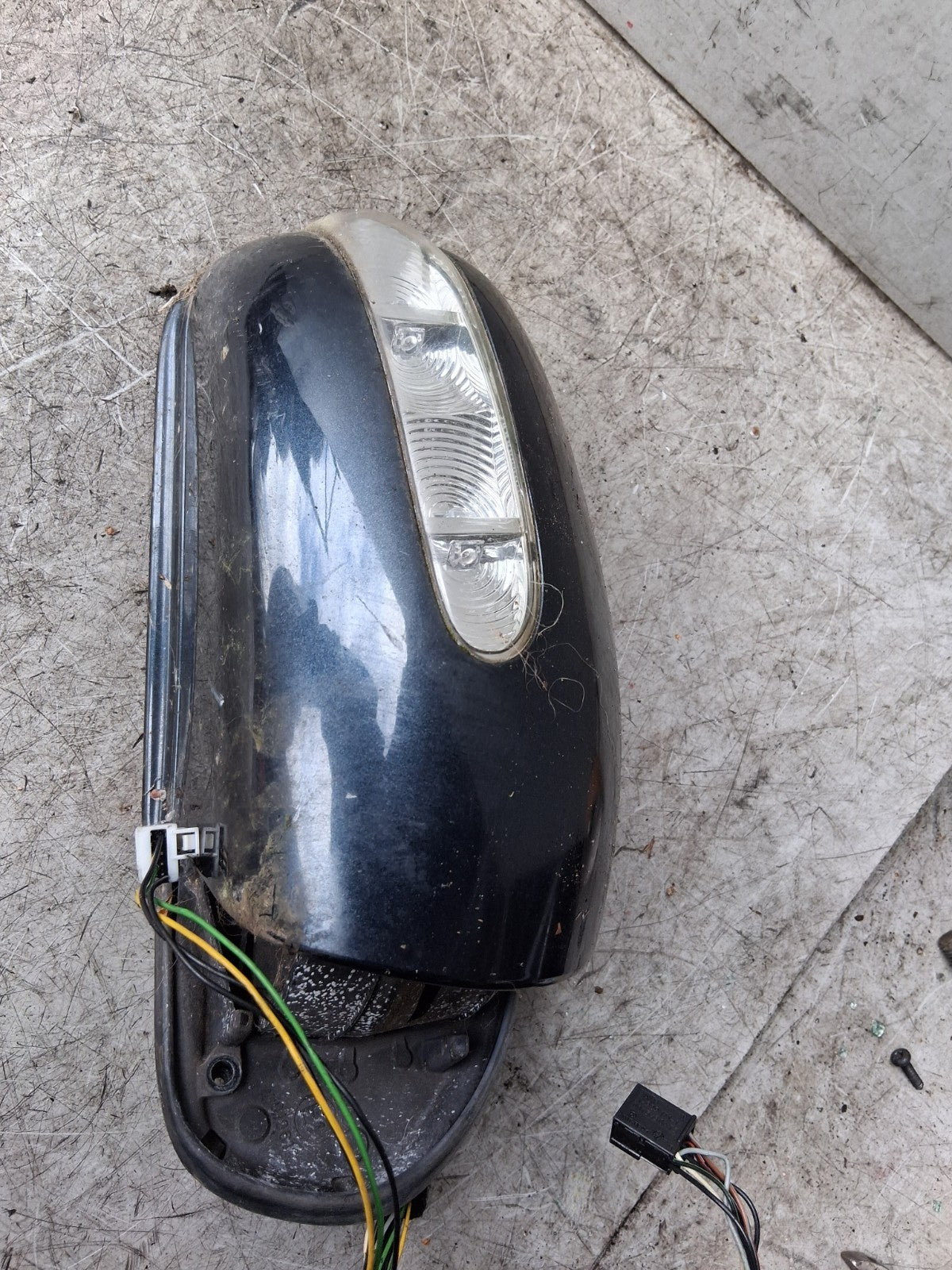 2008 MERCEDES BENZ E CLASS OS DRIVER SIDE WING MIRROR 41-3133-420
