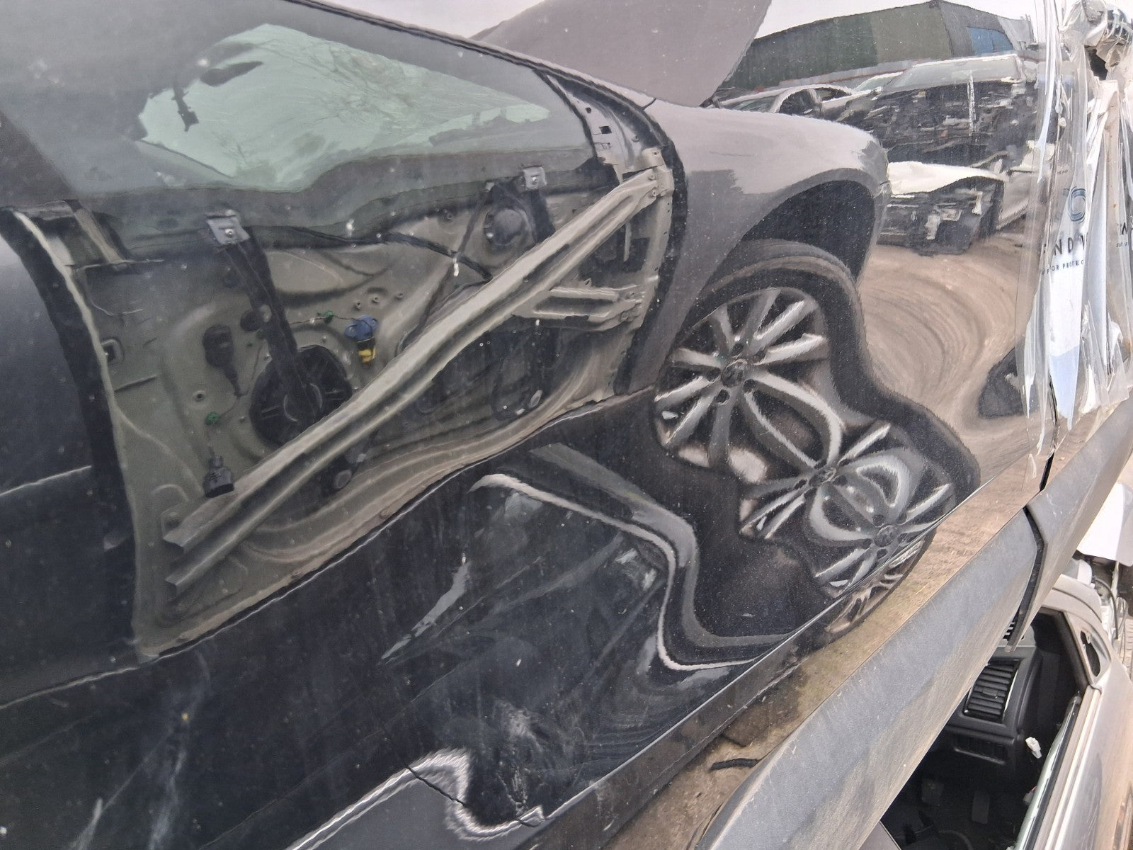 2024 VAUXHALL CROSSLAND OSR DRIVER SIDE REAR RIGHT BARE DOOR DIAMOND BLACK 23G