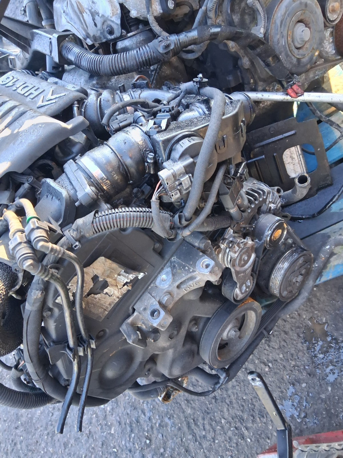2008 CITROEN C4 PICASSO 1.6 HDI DIESEL COMPLETE ENGINE 9HZ DV6TED4