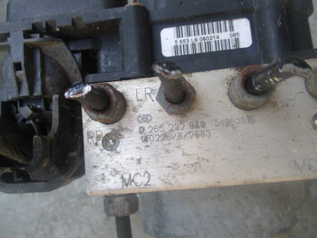 2014 FIAT 500  ABS PUMP MODULATOR 0265801087