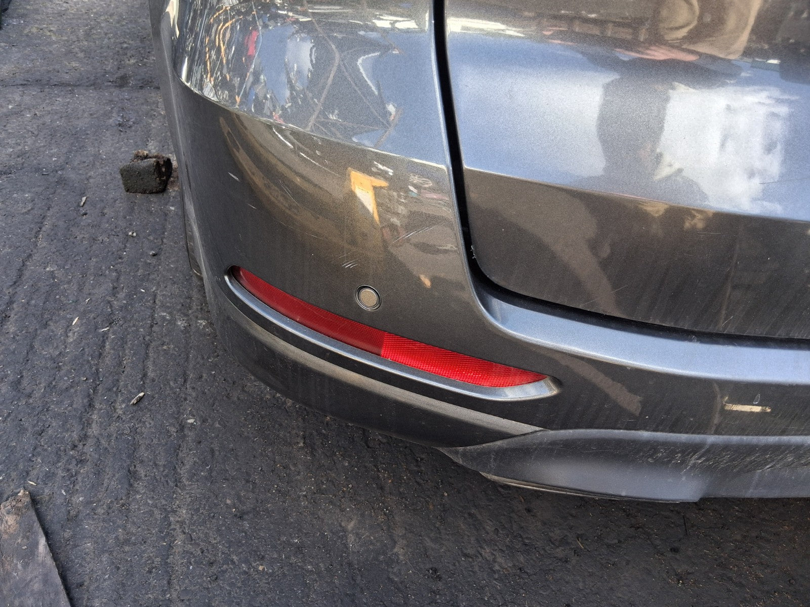 2017 FORD S MAX MK2 COMPLETE REAR BUMPER WITH PDC SENSORS GREY