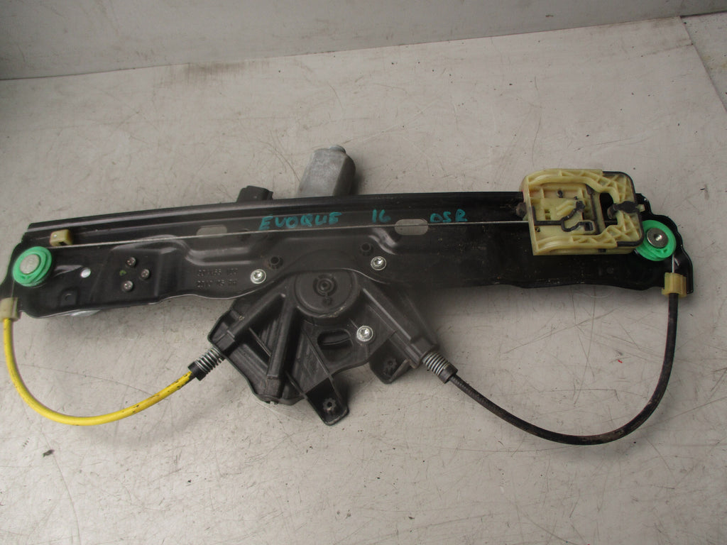 2016 RANGE ROVER EVOQUE L538 OSR REAR DOOR WINDOW MOTOR & REGULATOR BJ3227000