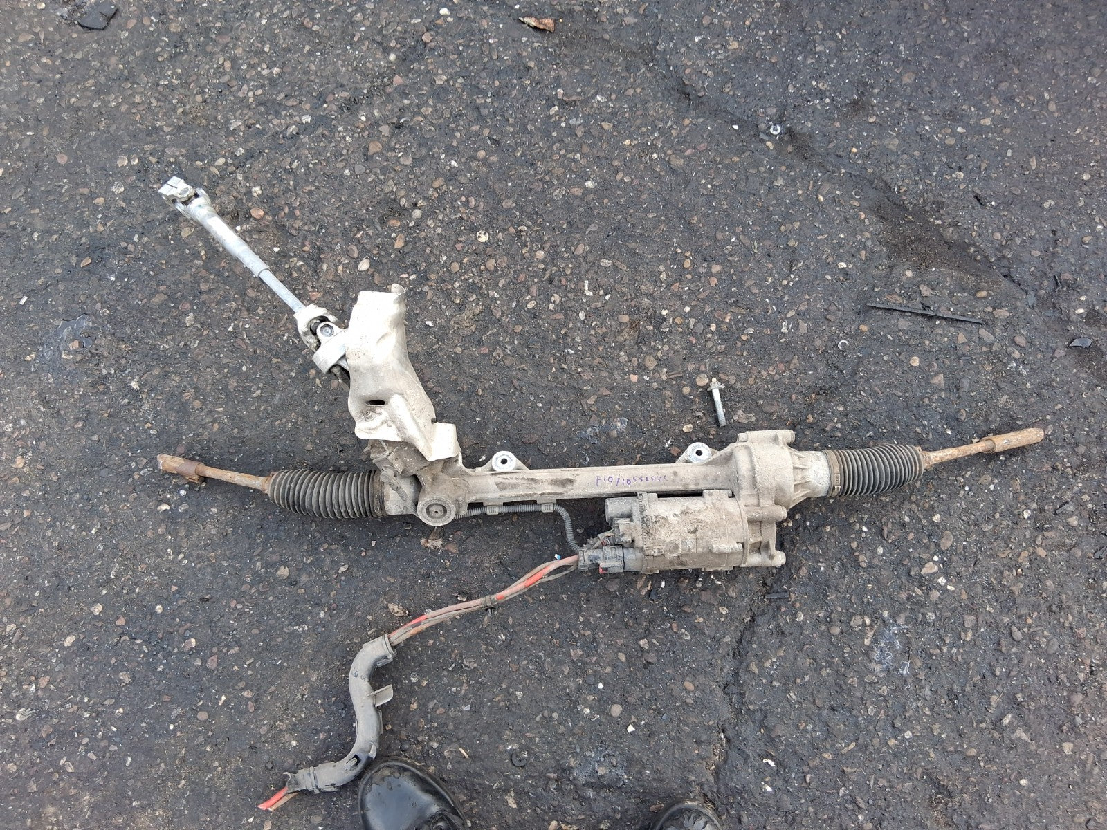 2010 BMW 5 SERIES F10 POWER STEERING RACK 7802277794