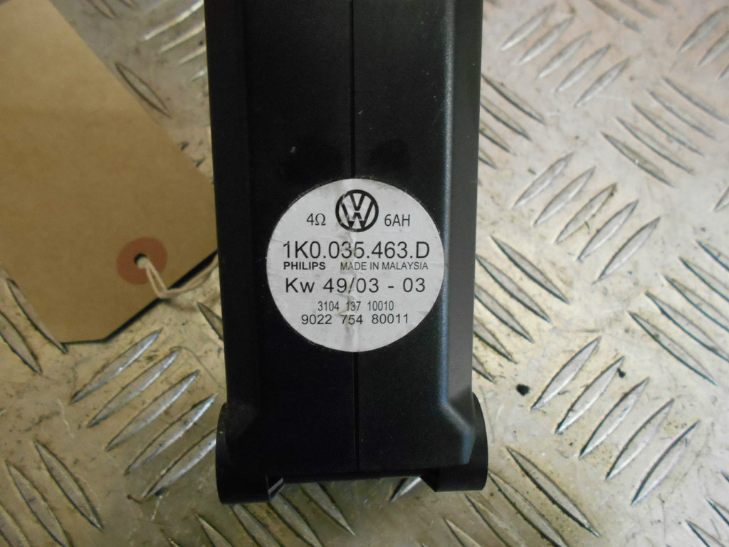 VOLKSWAGEN VW GOLF MK5 2004 SPEAKER CROSSOVER 1K0035463D