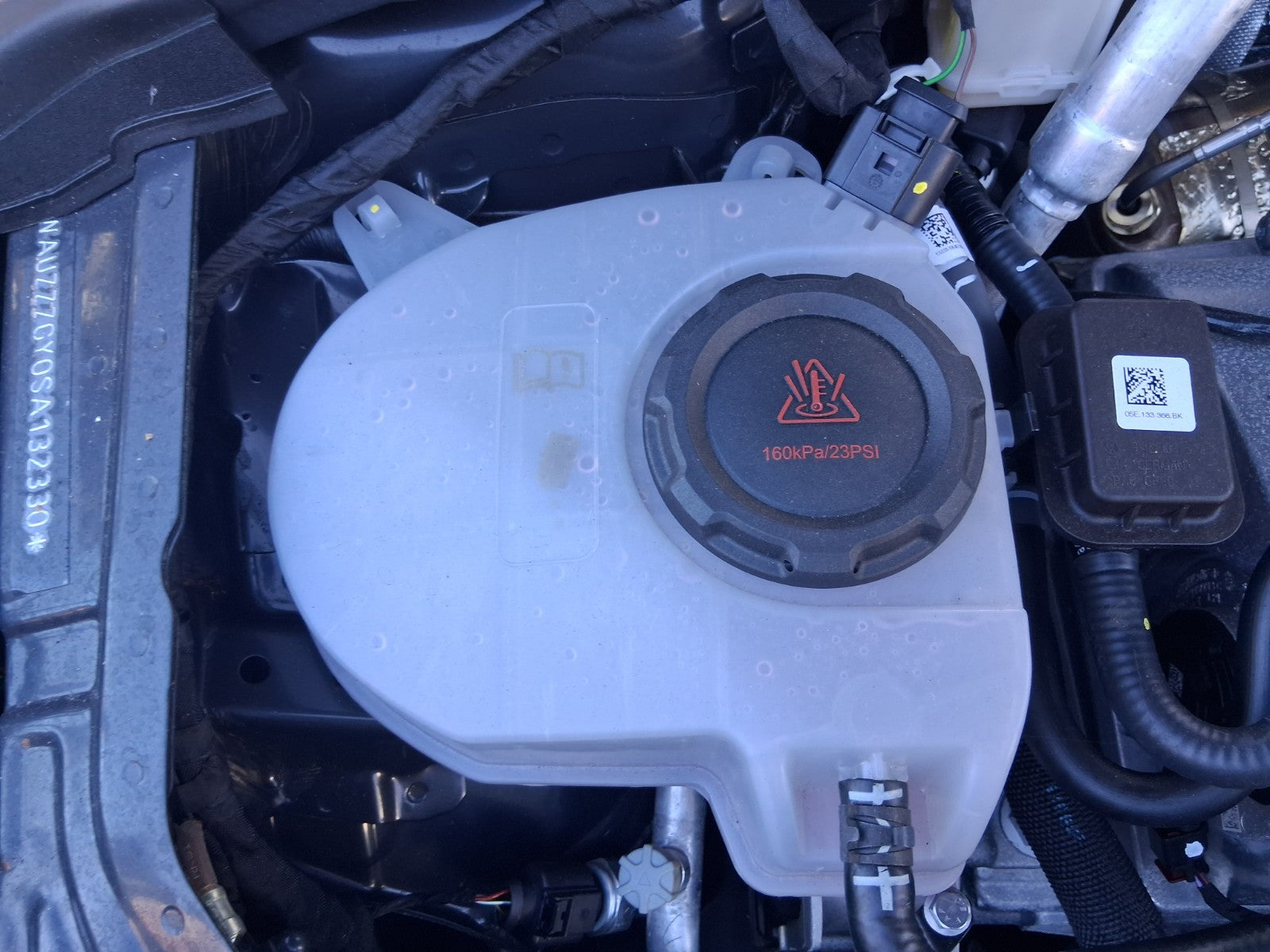 2025 AUDI A3 8Y HATCHBACK 1.5 PETROL COOLANT WATER EXPANSION OVERFLOW TANK