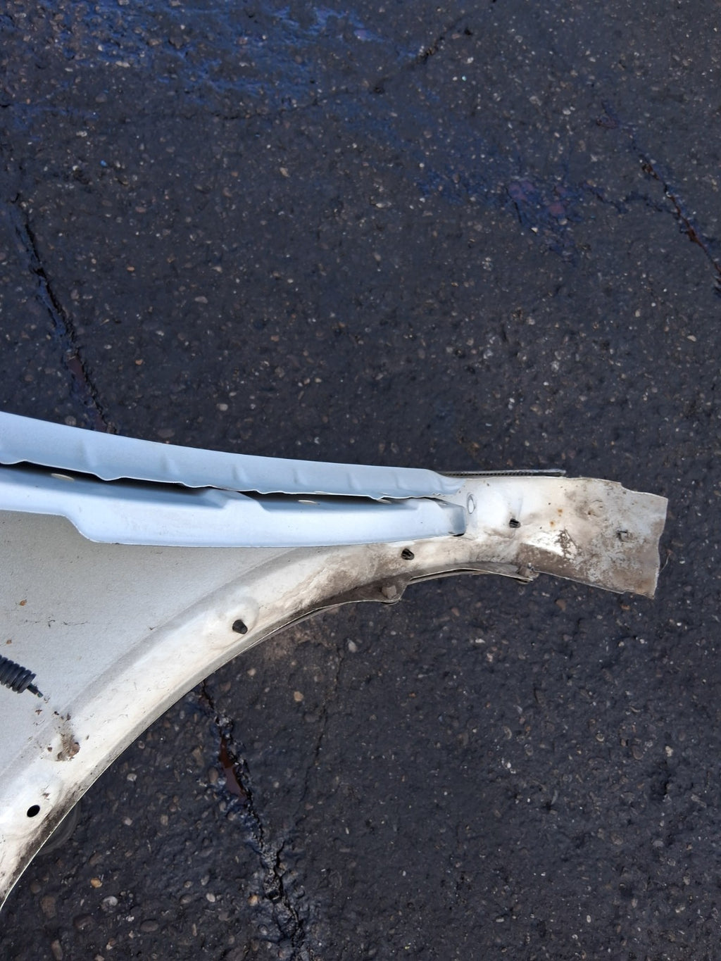 2013 NISSAN QASHQAI J10 OSF DRIVER SIDE FRONT WING PANEL WHITE