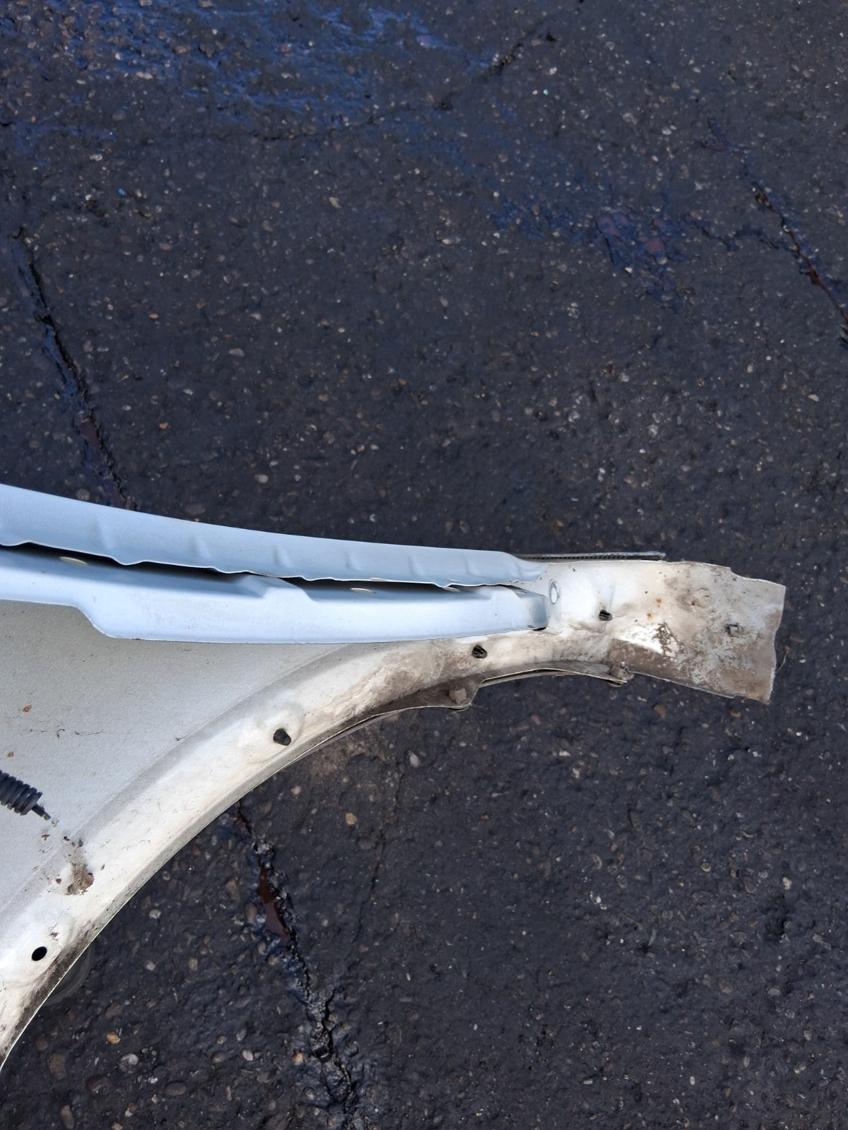 2013 NISSAN QASHQAI J10 OSF DRIVER SIDE FRONT WING PANEL WHITE