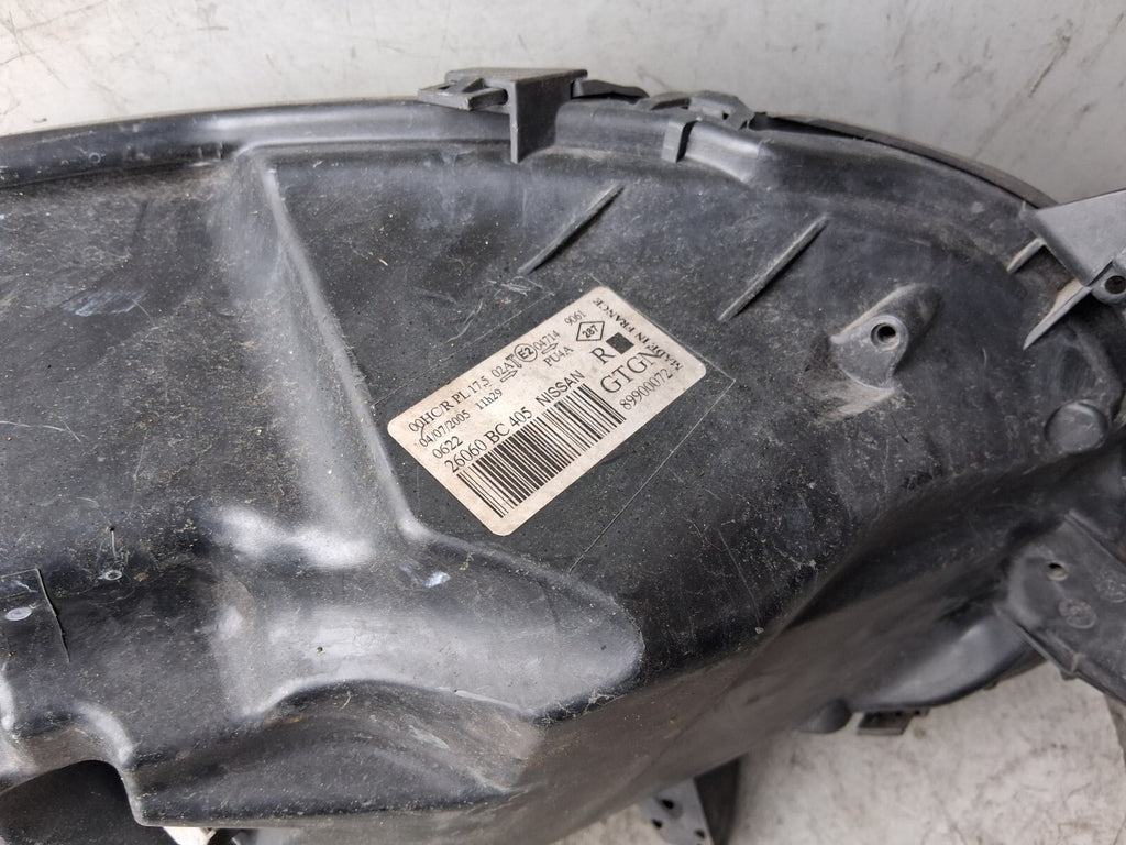 NISSAN MICRA 2006 K12 OSF DRIVER SIDE FRONT RIGHT HEADLIGHT 26060BC405