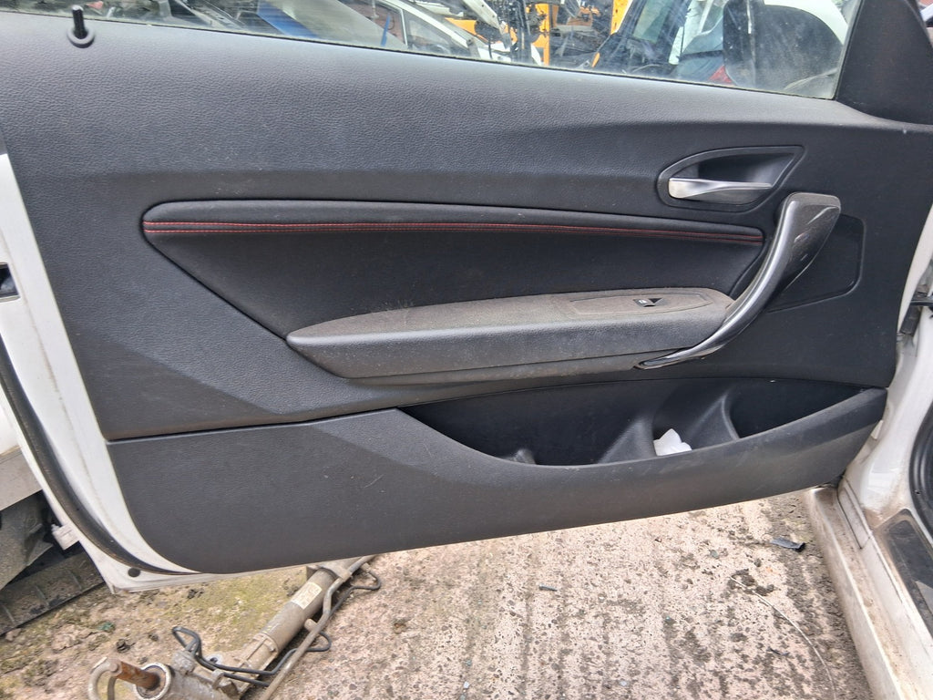 2014 BMW 1 SERIES F20 3 DOOR NSF PASSENGER SIDE FRONT LEFT DOOR CARD