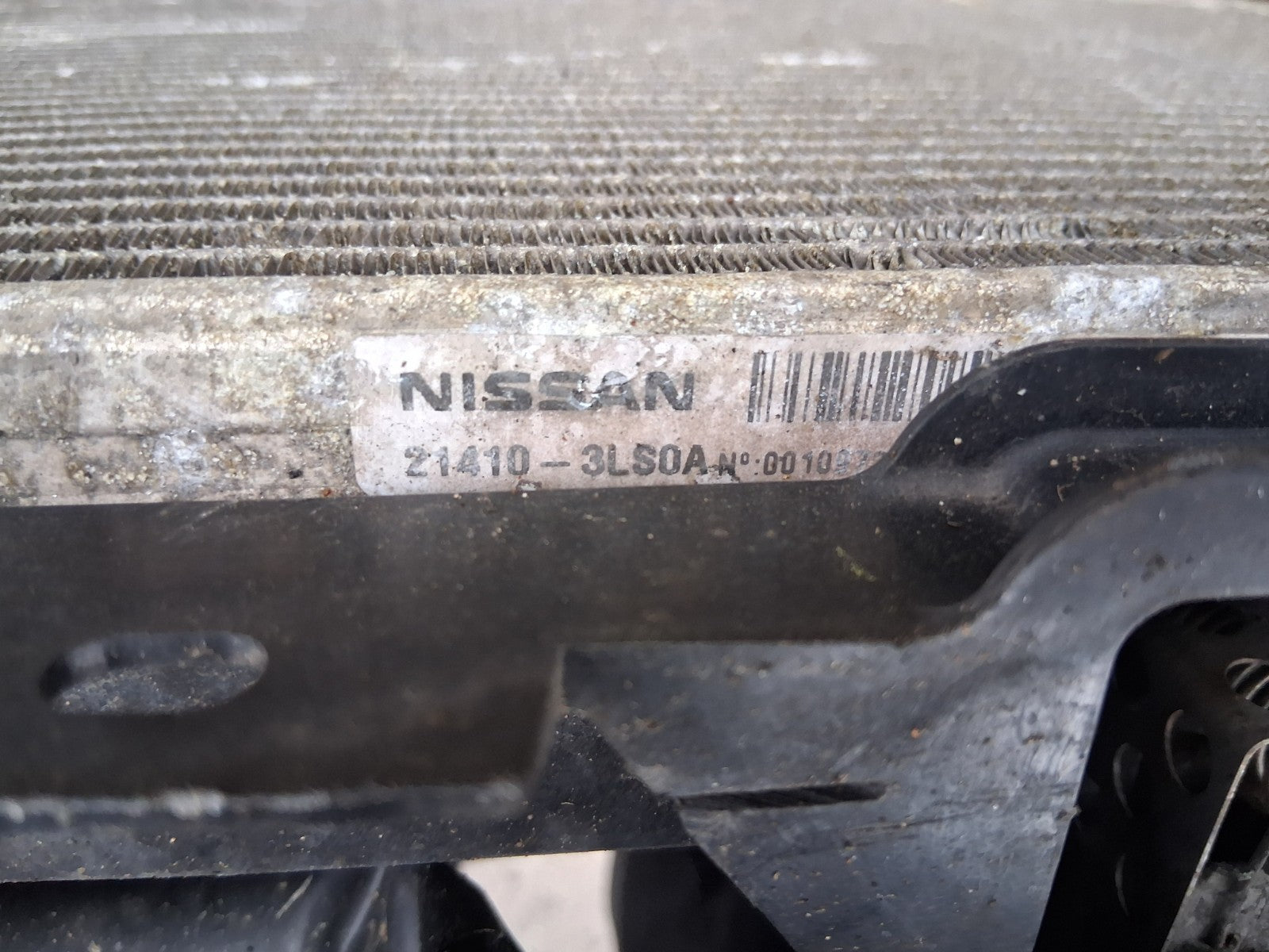 2010 NISSAN NV200 RADIATOR RADPACK 214103LS0A