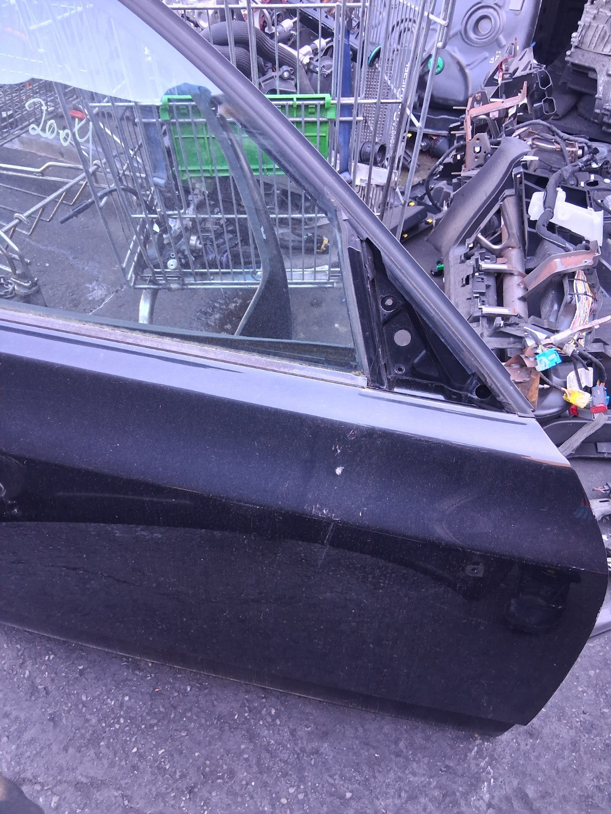 2004 BMW X3 E83 OSF DRIVER SIDE FRONT RIGHT COMPLETE DOOR BLACK