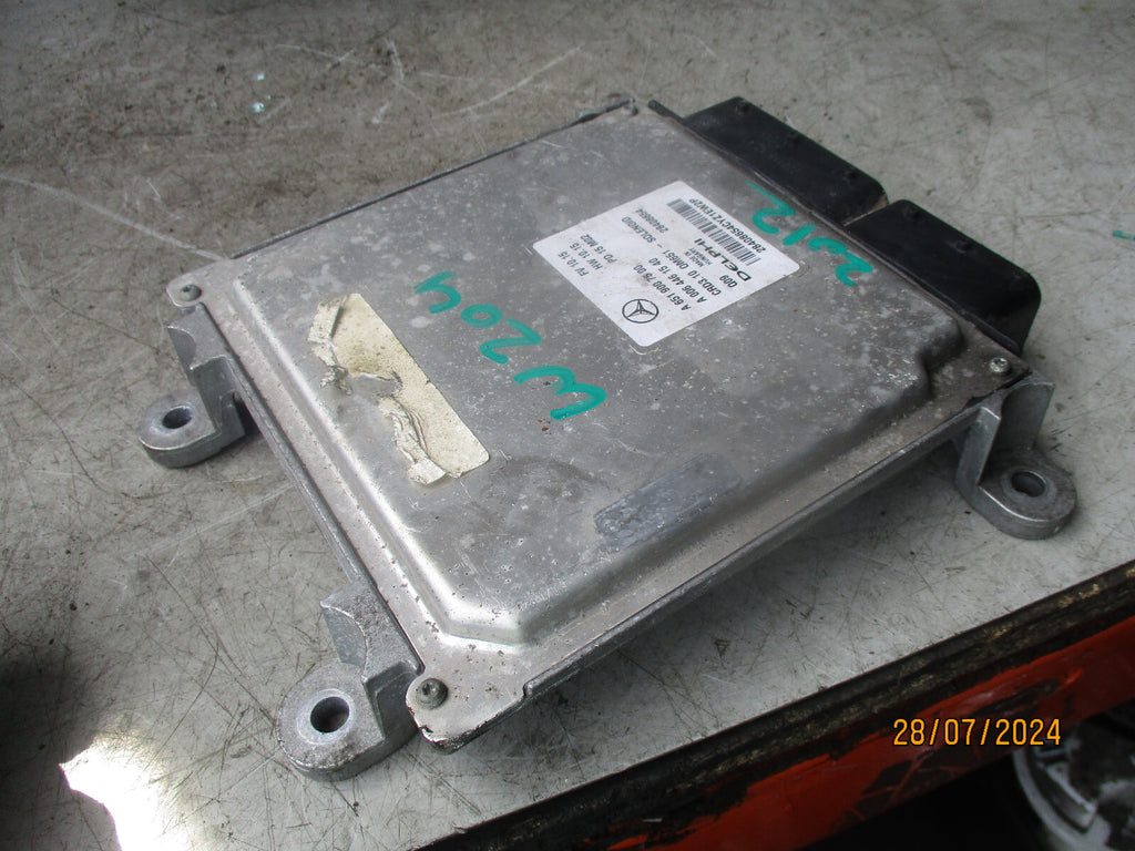 2012 MERCEDES C CLASS W204 2.1 DIESEL ECU ENGINE CONTROL MODULE A6519007500
