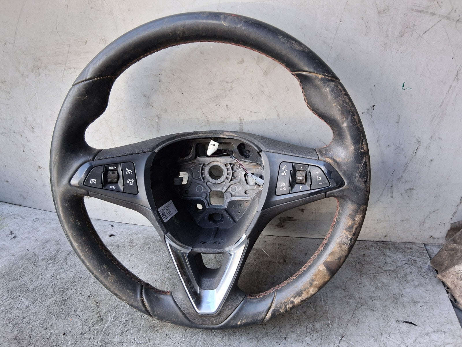 2015 VAUXHALL CORSA E MULTIFUNCTIONAL STEERING WHEEL 453798480