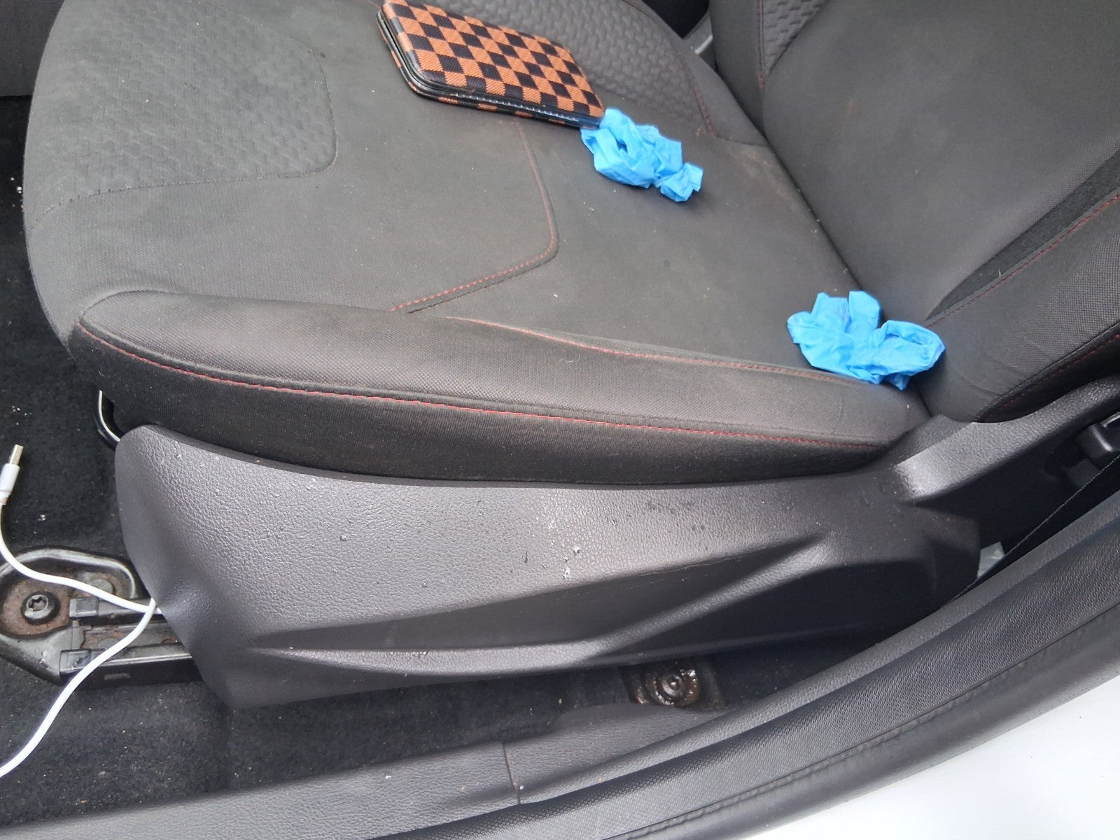 2017 FORD FOCUS MK3 ST LINE NSF PASSENGER SIDE FRONT LEFT COMPLETE FABRIC SEAT