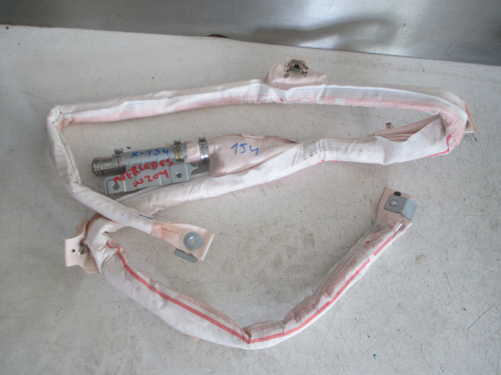 MERCEDES C CLASS W204 2014 COUPE OS DRIVER ROOF CURTAIN SAFETY BAG 2048606402