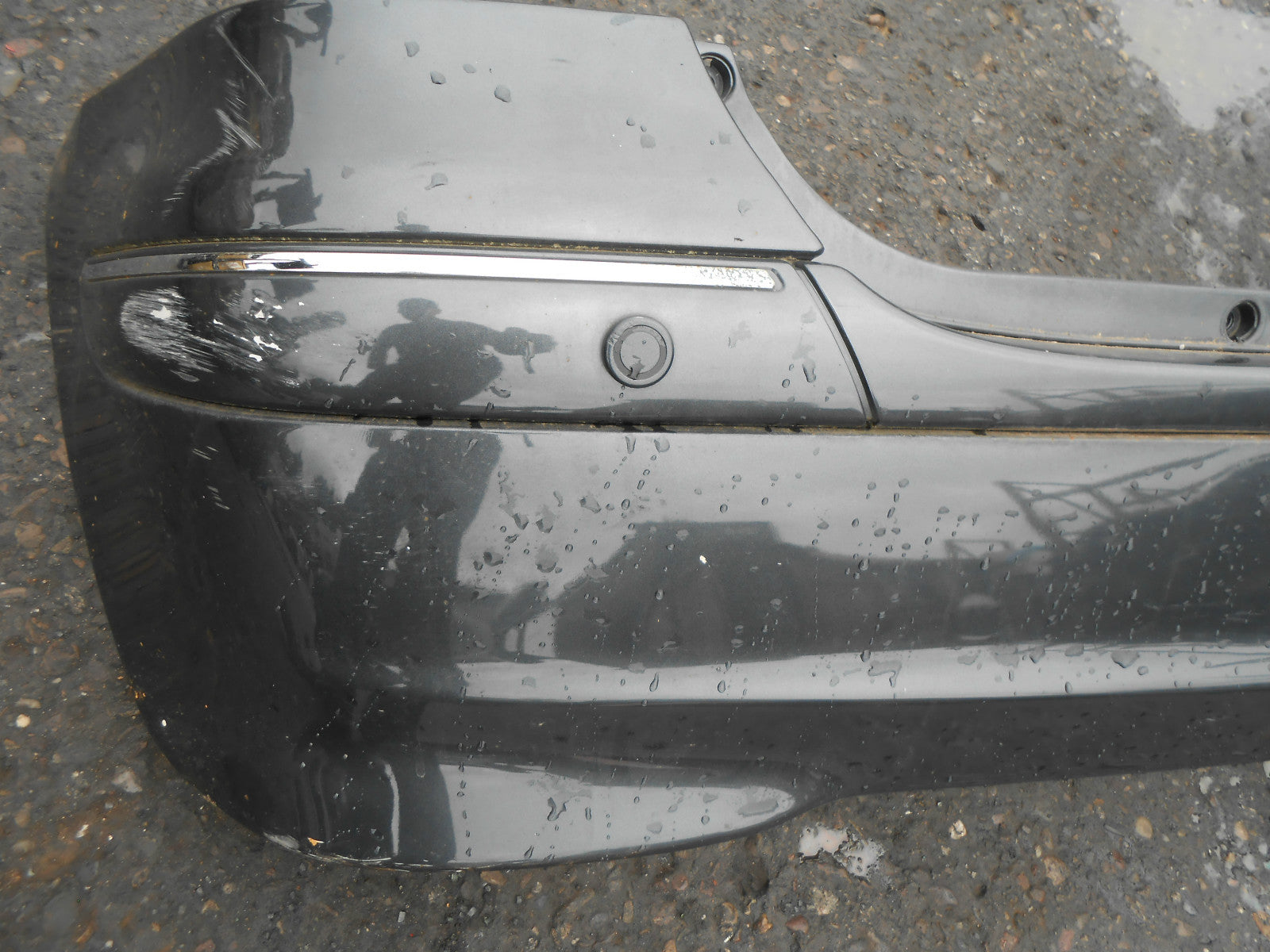 MERCEDES A CLASS W168 2003 REAR BACK PLASTIC BUMPER BLACK