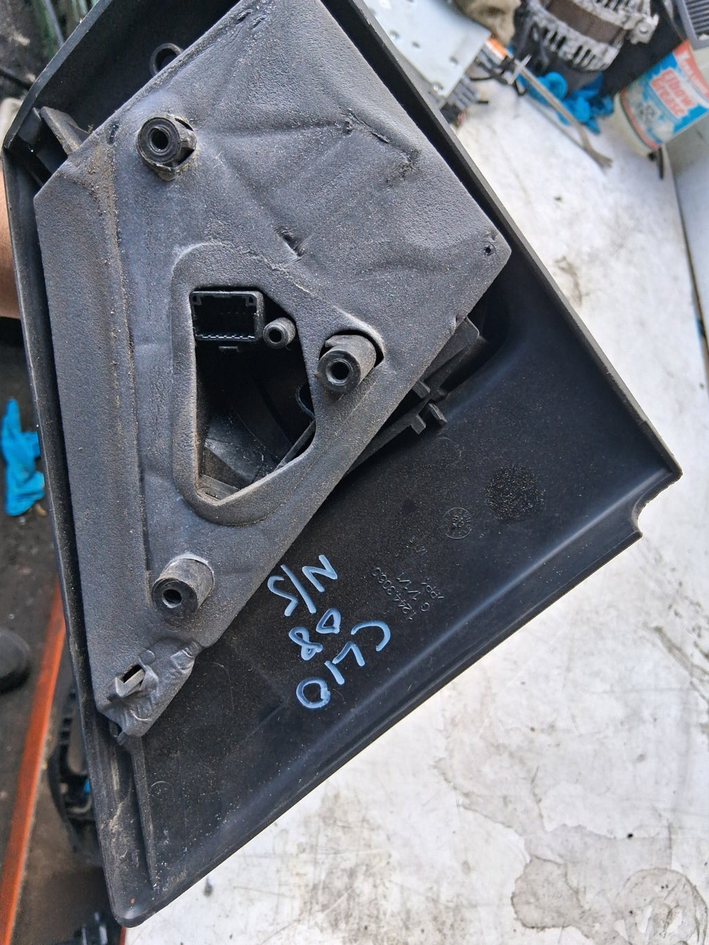 2008 RENAULT CLIO MK3 NSF PASSENGER SIDE FRONT ELECTRIC WING MIRROR BLUE