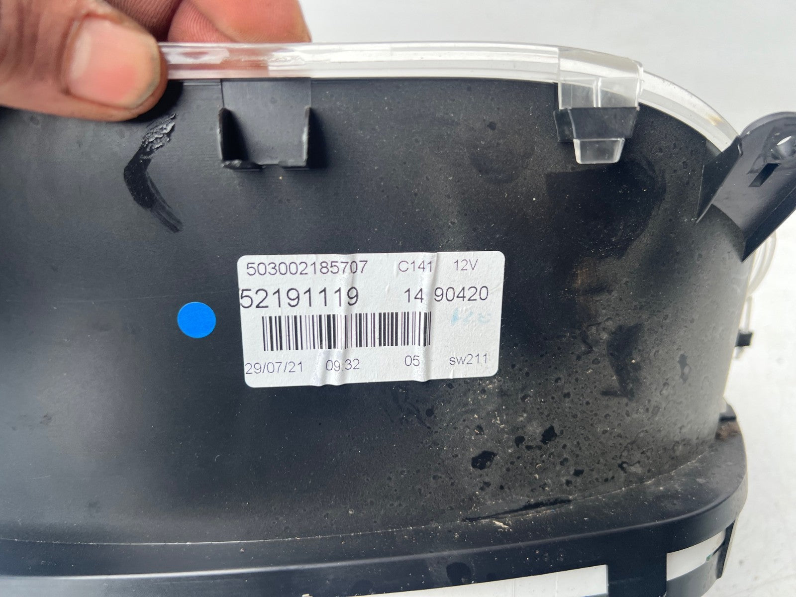 2021 FIAT FIORINO MK3  1.3 DIESEL MANUAL SPEEDO SPEEDOMETER CLUSTER 52191119