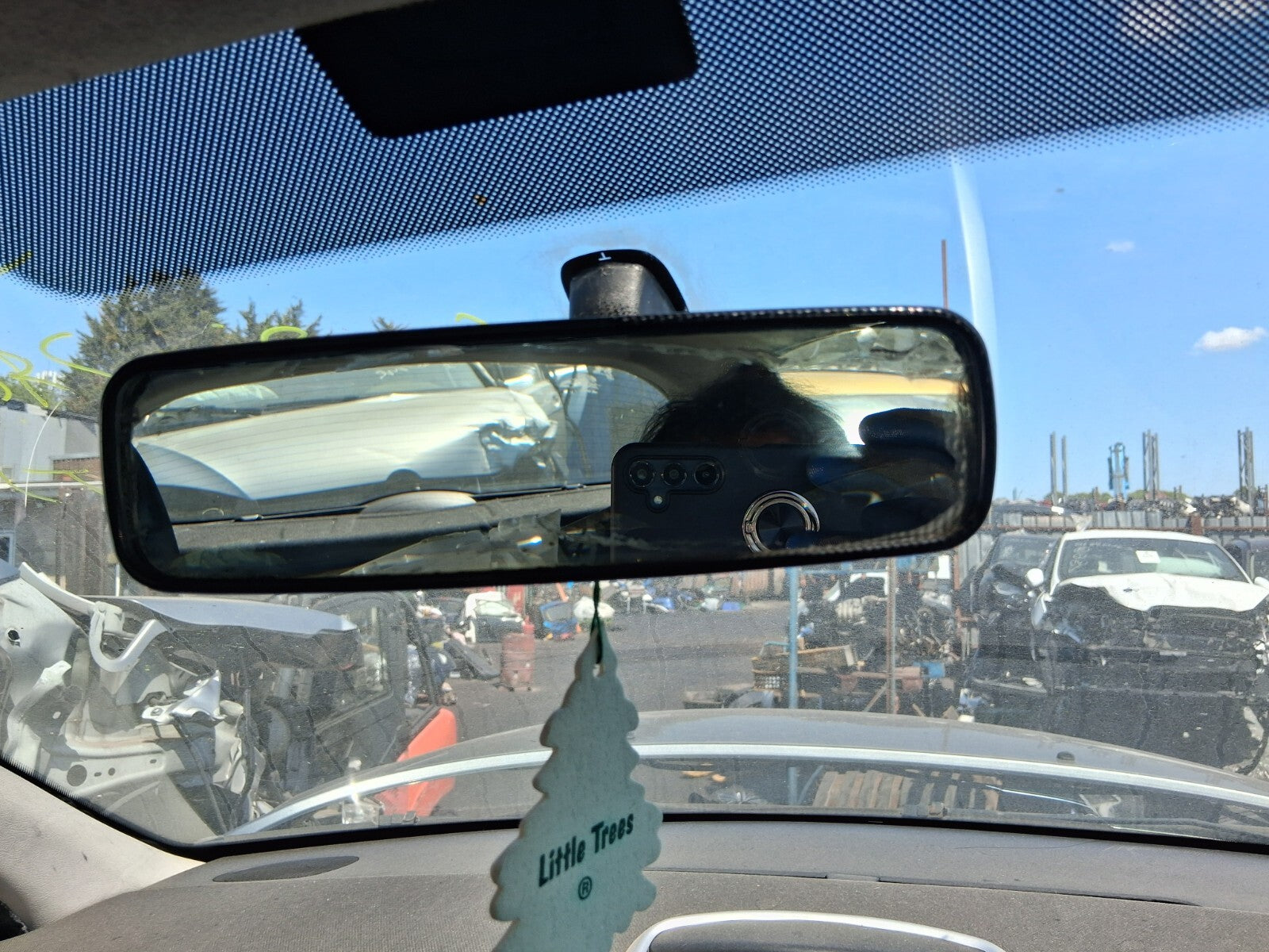 2009 PEUGEOT 207 INTERIOR REAR VIEW BACK MIRROR