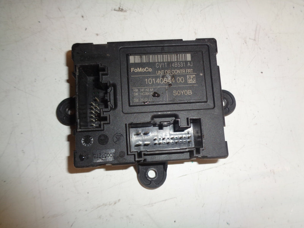 FORD FIESTA 2014 MK7 OSF DRIVER SIDE FRONT DOOR CONTROL MODULE CV1T14B531AJ