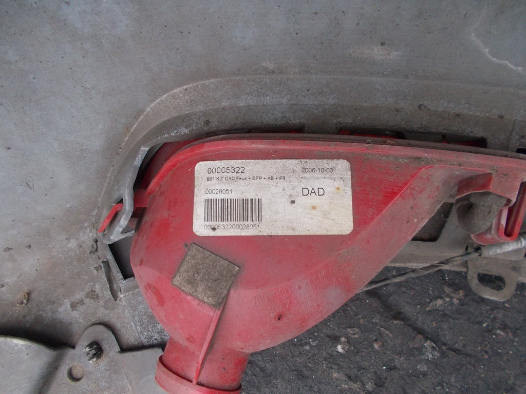 CITROEN C4 5 DOOR HATCHBACK BLUE REAR BUMPER