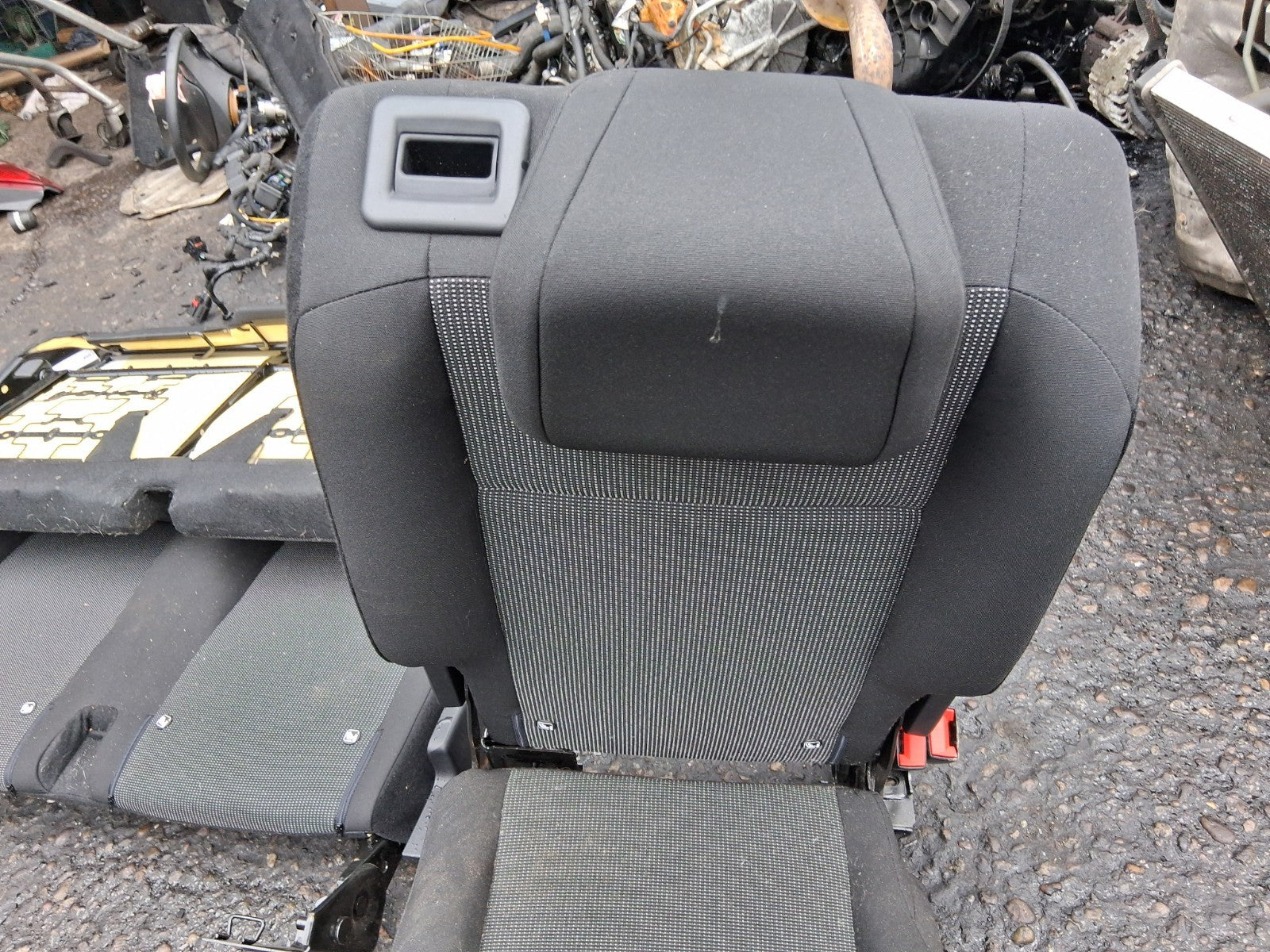 2023 CITROEN BERLINGO PARTNER COMBO MK3 K9 2ND ROW DRIVER SIDE REAR SEAT FABRIC