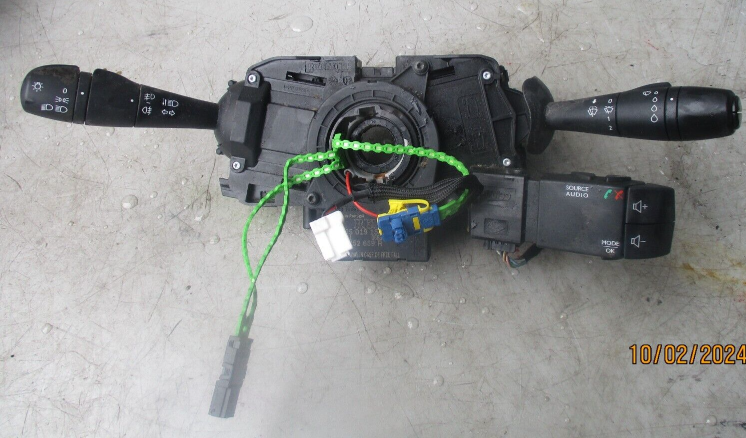2017 VAUXHALL VIVARO NDICATOR WIPER SWITCH STALK 0265019153