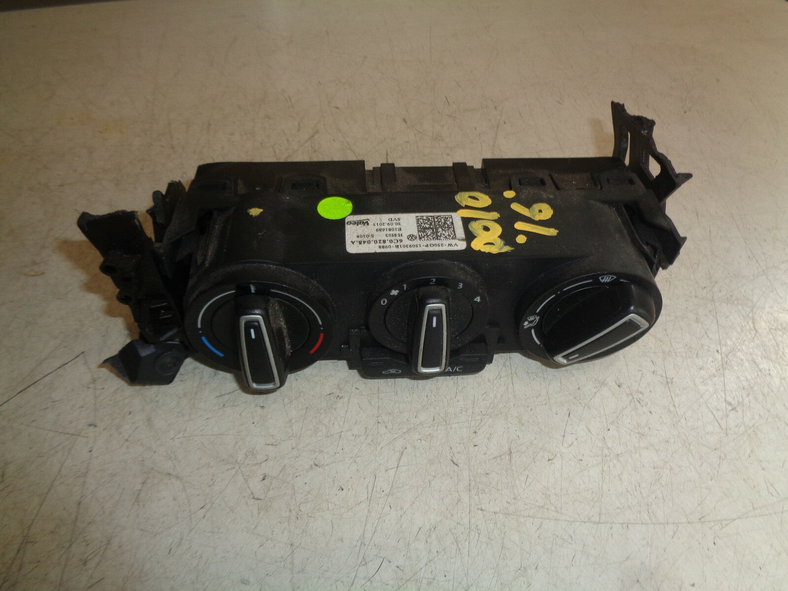 VW VOLKSWAGEN POLO 6C 2016 HEATER CLIMATE CONTROL UNIT 6C0820045A