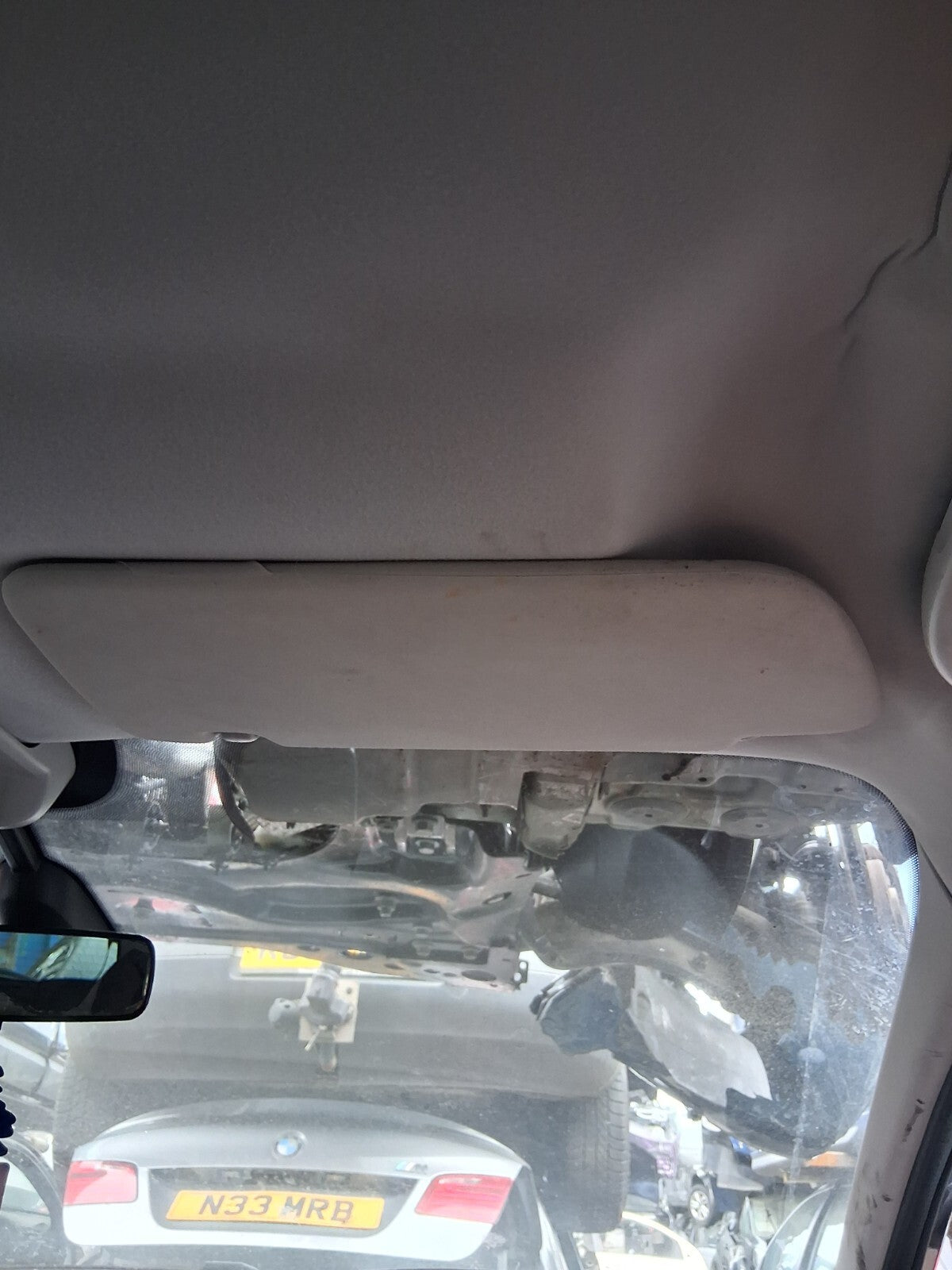 2012 PEUGEOT 3008 MK1 OS DRIVER SIDE FRONT SUN VISOR SUNVISOR SHADE