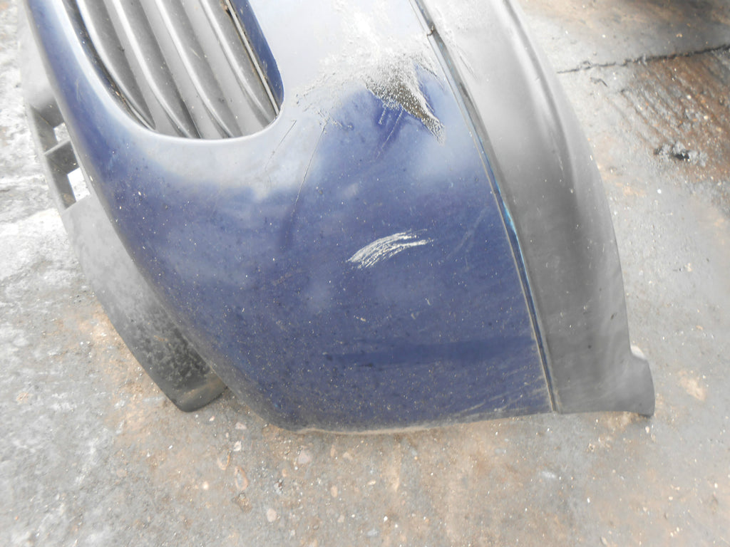 VAUXHALL ZAFIRA A 2000 PRE FACELIFT NON FOG FRONT BUMPER & GRILL DARK BLUE
