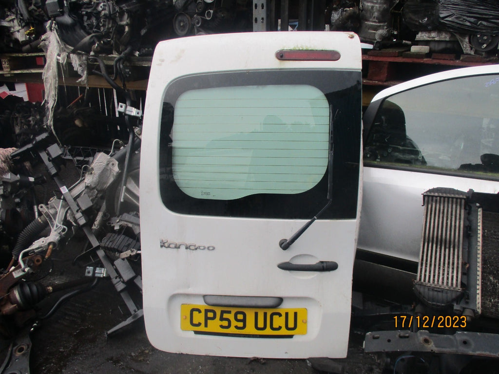 2010 RENAULT KANGOO MK2 NSR PASSENGER SIDE REAR DOOR COMPLETE WITH GLASS WHITE