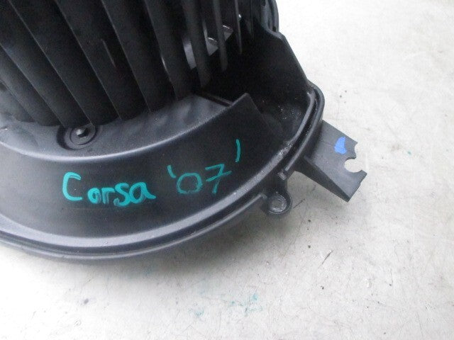 2007 VAUXHALL CORSA HEATER BLOWER MOTOR