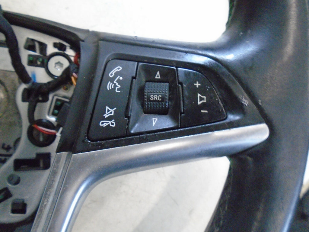 VAUXHALL INSIGNIA 2011 MK1 LEATHER STEERING WHEEL 13316547