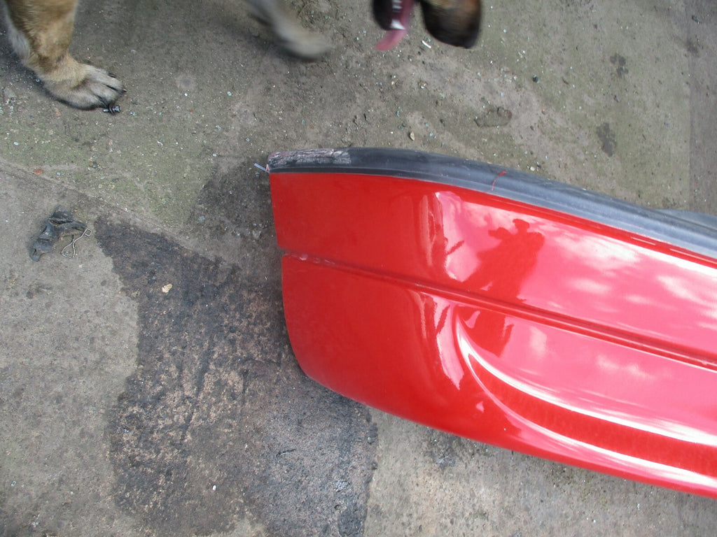 VAUXHALL ASTRA F REAR COMPLETE BUMPER RED