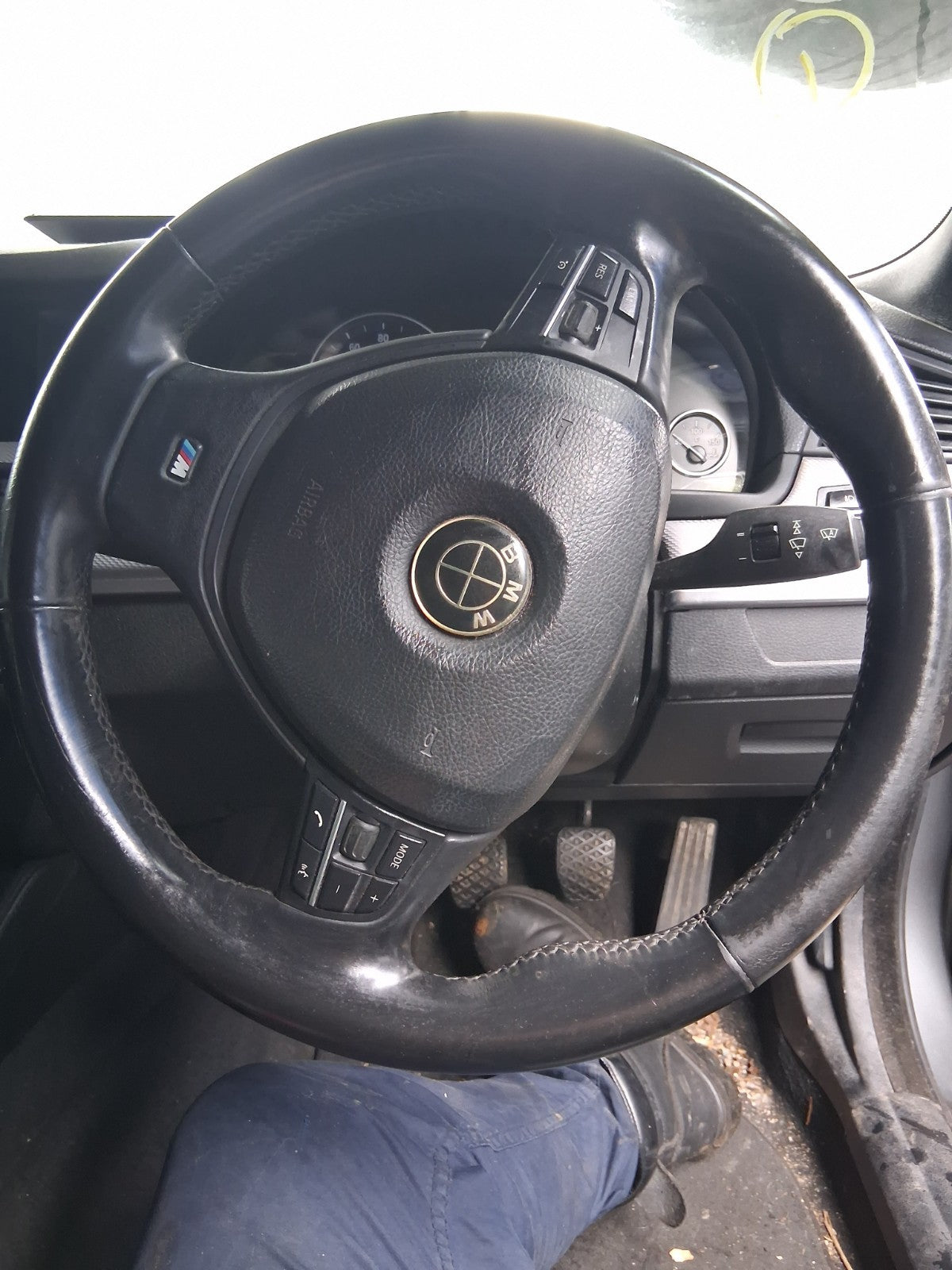 2010 BMW 5 SERIES F10 M SPORT MULTIFUNCTIONAL STEERING WHEEL WITHOUT AIRBAG