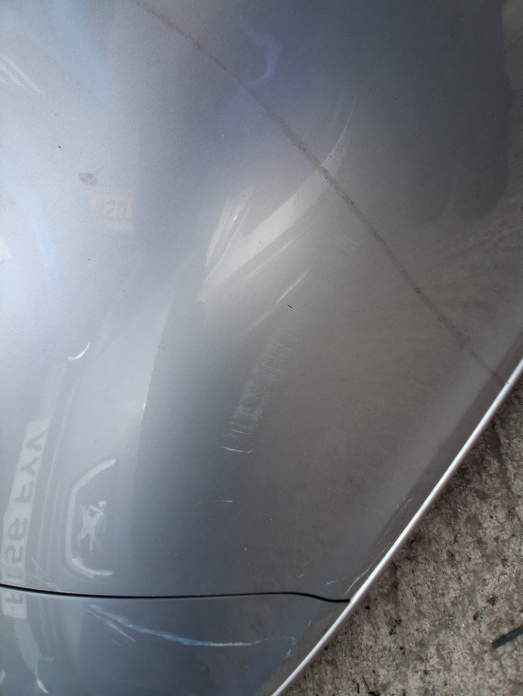 2014 PEUGEOT 308 MK2 OSF DRIVER SIDE FRONT BARE DOOR GRIS ALUMINIUM EZR