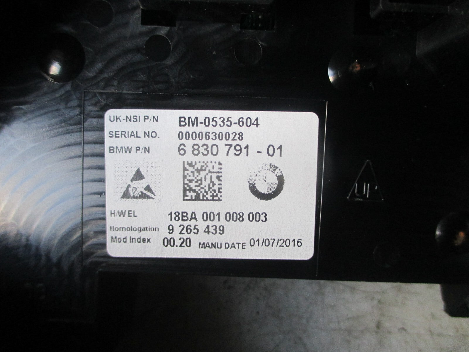 BMW MINI CLUBMAN F54 2016 2.0 DIESEL SPEEDO SPEEDOMETER 6830791