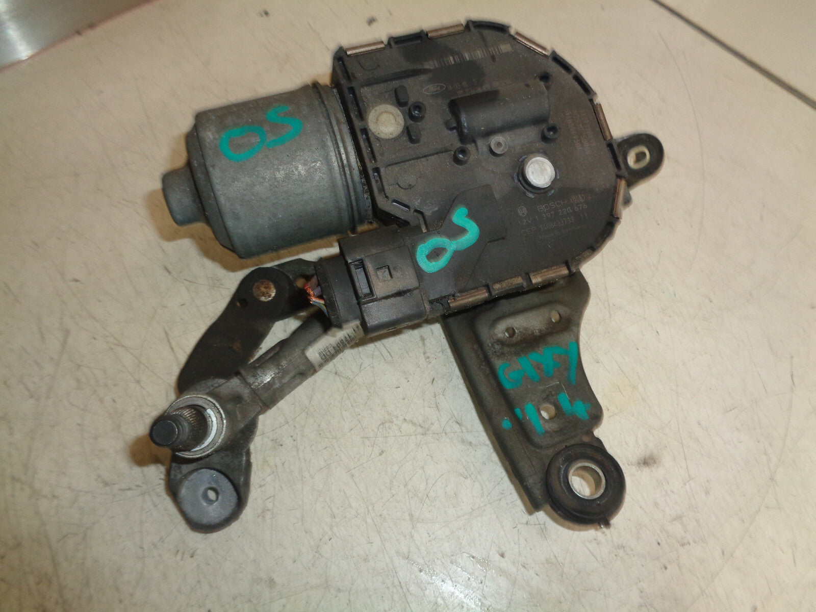 FORD GALAXY 2014 FRONT WINDSCREEN OS DRIVER WIPER MOTOR MECHANISM 6M2117504DD
