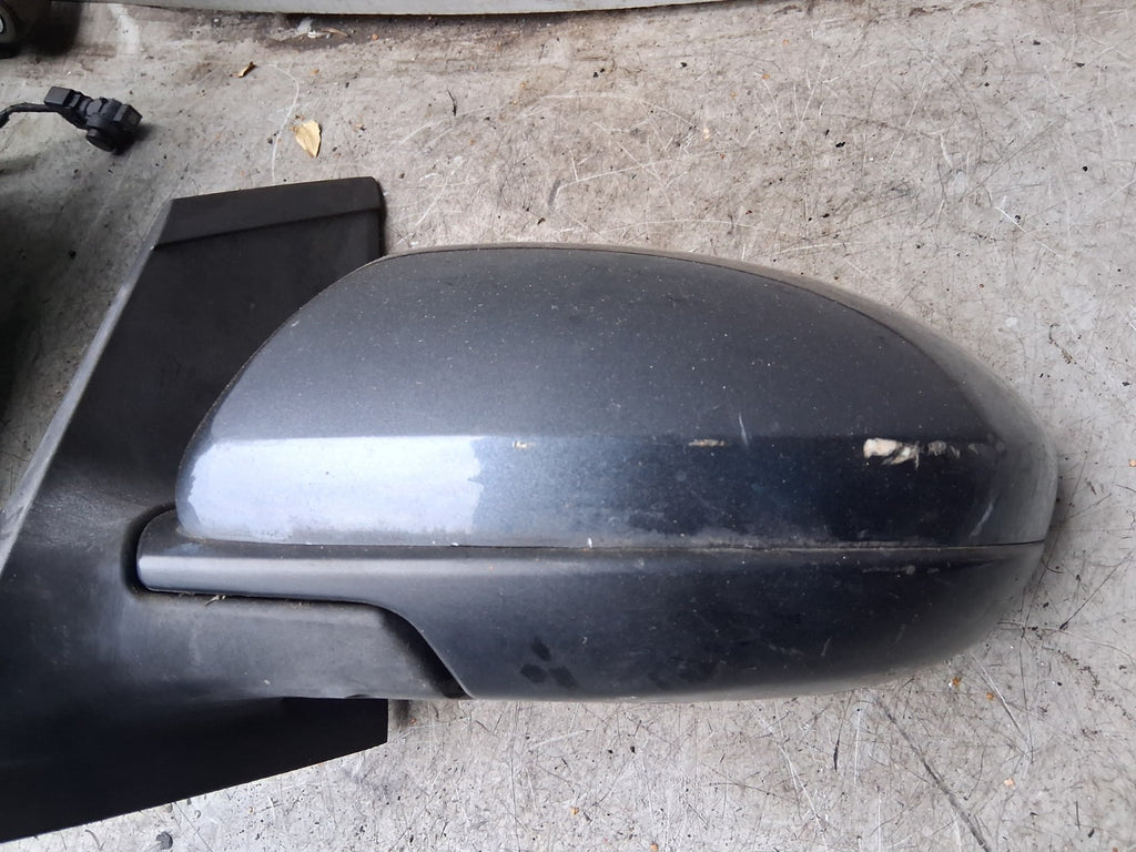 2008 MAZDA 6 NSF PASSENGER SIDE FRONT WING MIRROR GREY E4022683