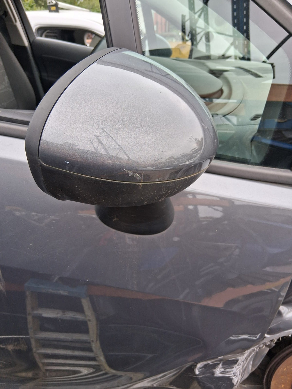 2017 VAUXHALL MERIVA B MK2 OSF DRIVER SIDE FRONT RIGHT WING MIRROR GREY
