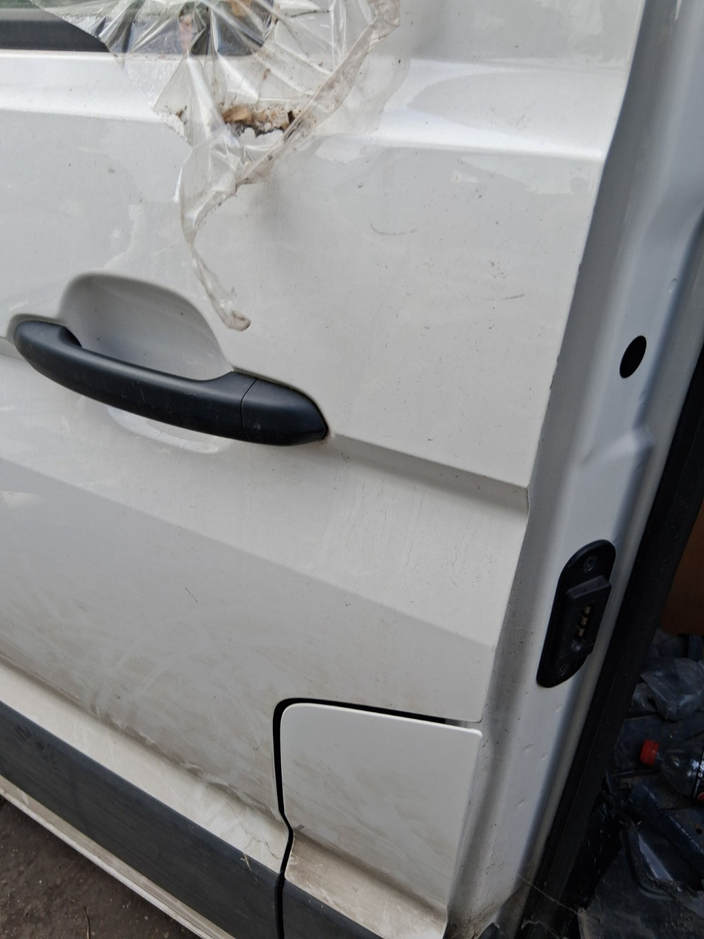 2022 VW VOLKSWAGEN CRAFTER MK2 NSF PASSENGER SIDE FRONT LEFT BARE DOOR WHITE
