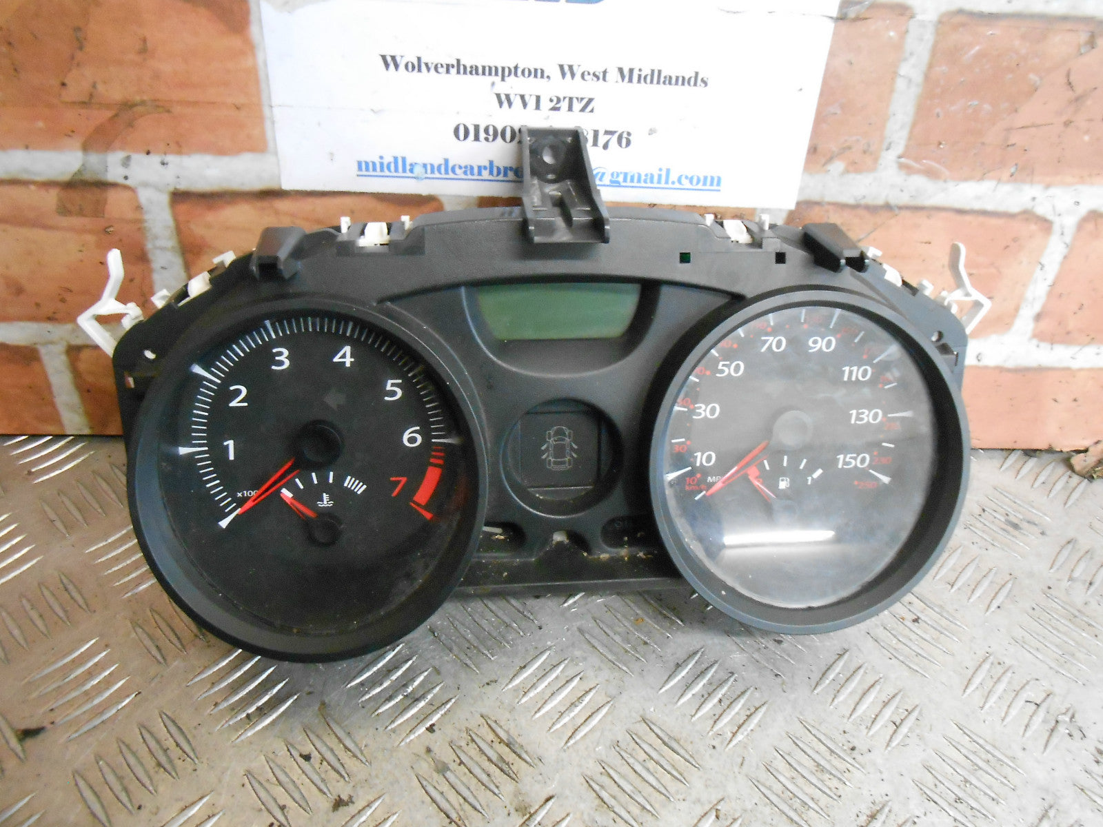 RENAULT MEGANE CC MK2 2005 1.6 SPEEDO INSTRUMENT CLUSTER DIALS 8200793120
