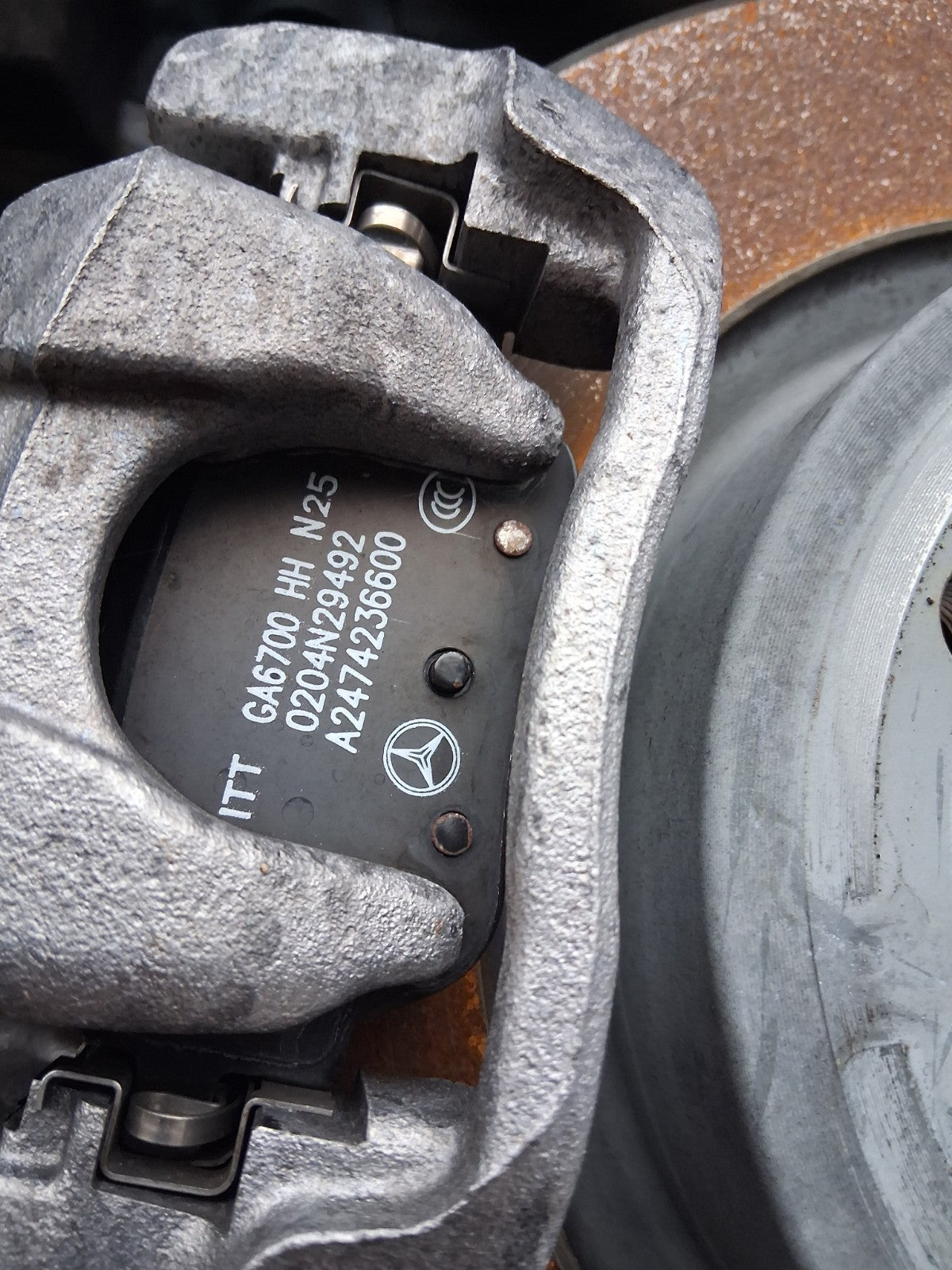 2025 MERCEDES BENZ GLA H247 1.3 HYBRID ELECTRIC COMPLETE REAR AXLE DISC TYPE