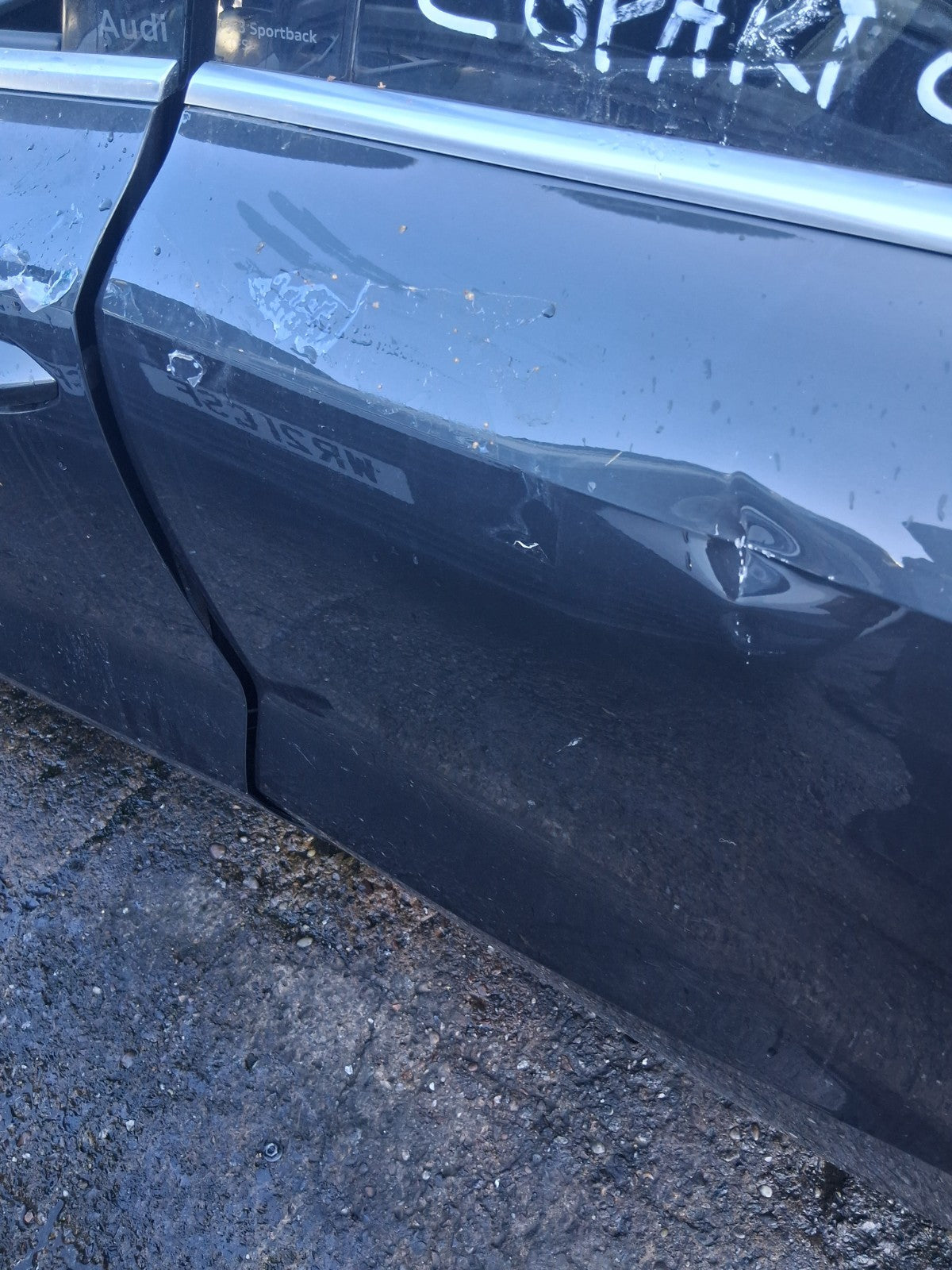 2025 AUDI A3 8Y HATCHBACK FACELIFT NSR PASSENGER SIDE LEFT BARE DOOR GREY LX7L