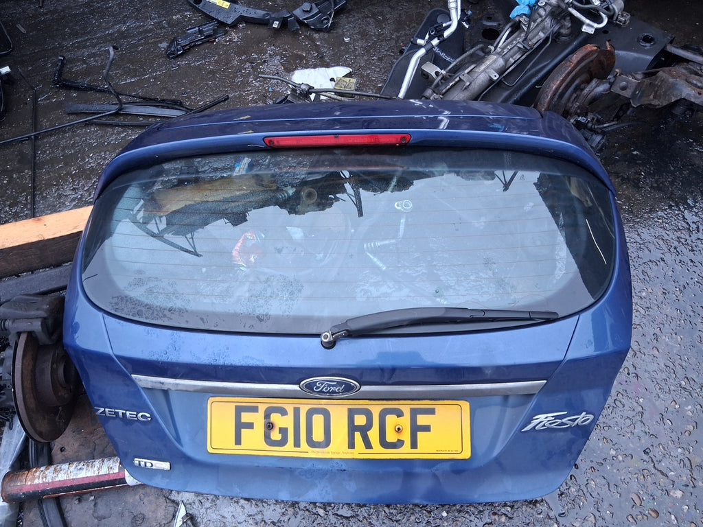 FORD FIESTA MK7 2010 5 DOOR REAR COMPLETE TAILGATE BOOTLID BLUE
