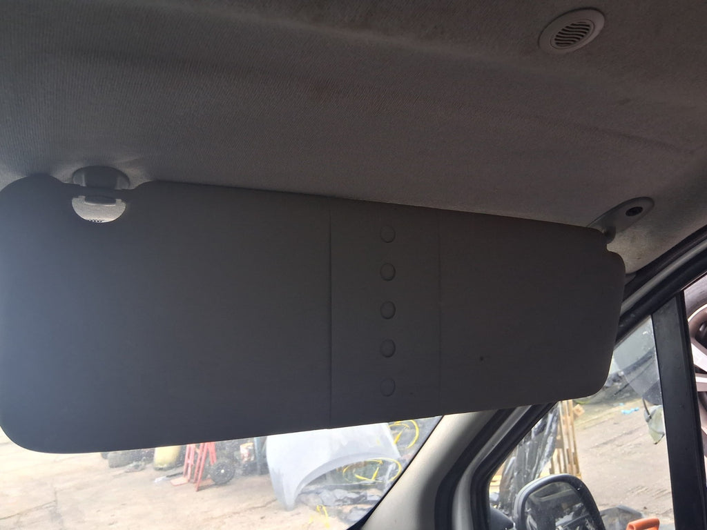 2014 VAUXHALL VIVARO MK1 OSF DRIVER SIDE FRONT RIGHT SUN VISOR SHADE