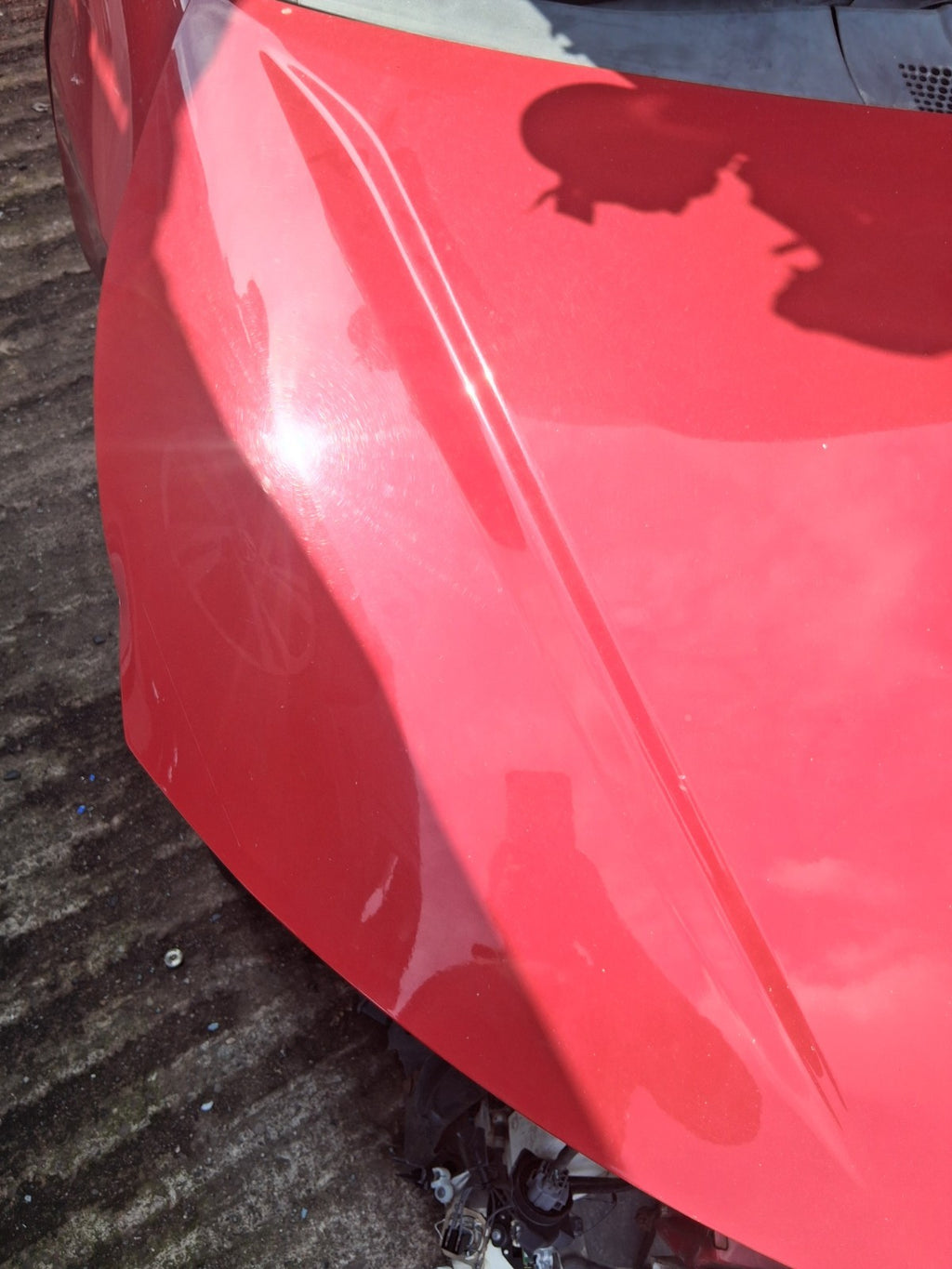 2016 HONDA CIVIC MK9 FACELIFT HATCHBACK FRONT BONNET HOOD PANEL RED R81