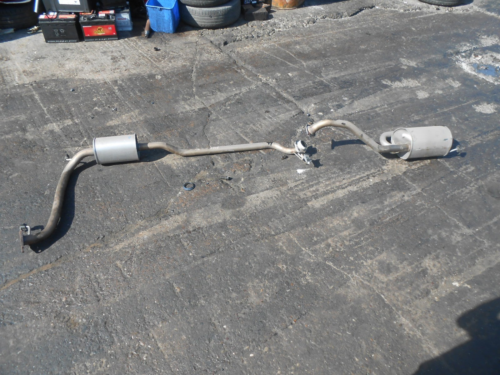 HONDA JAZZ GE (MK2) 1.3 i-VTEC (L13Z1) EXHAUST CENTRE PIPE & BACK BOX SILENCER