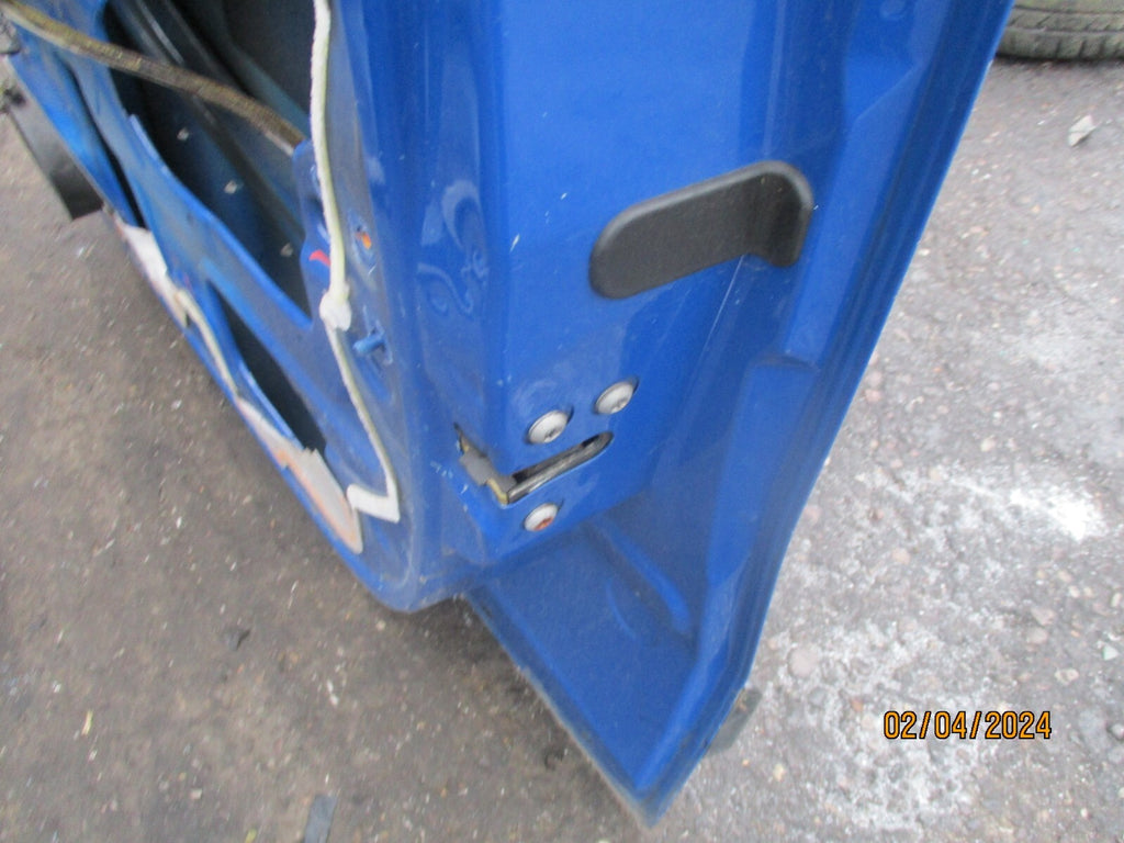PEUGEOT BIPPER 2015 OSF DRIVER SIDE FRONT DOOR BLUE